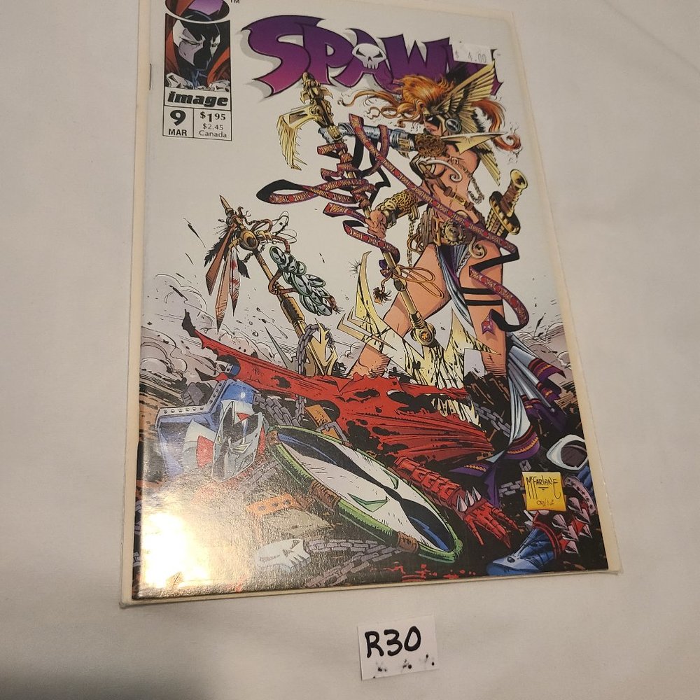 Spawn #9 1993 First Appearance: Angela, Medieval Spawn, Cogliostro (Count Nichol